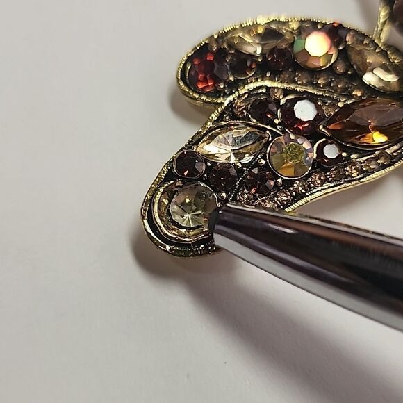 Multicolor Dragonfly Brooch - Picture 3 of 6